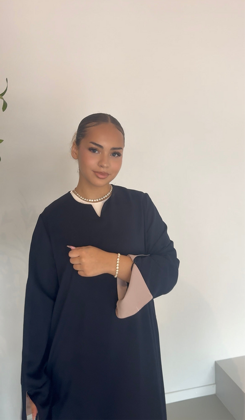 essential dress navy lunar