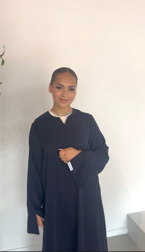 essential dress navy lunar